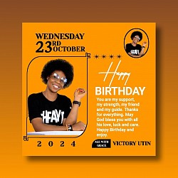 Birthday flyer